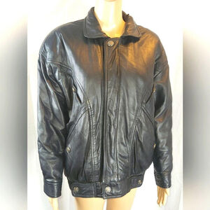 Danier Black Leather Jacket